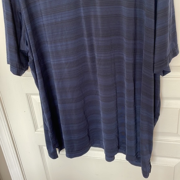 Donated.. George Navy with Black Striping Polo Big Man’s 3X Top Golf Shirt Prepp - Picture 3 of 15